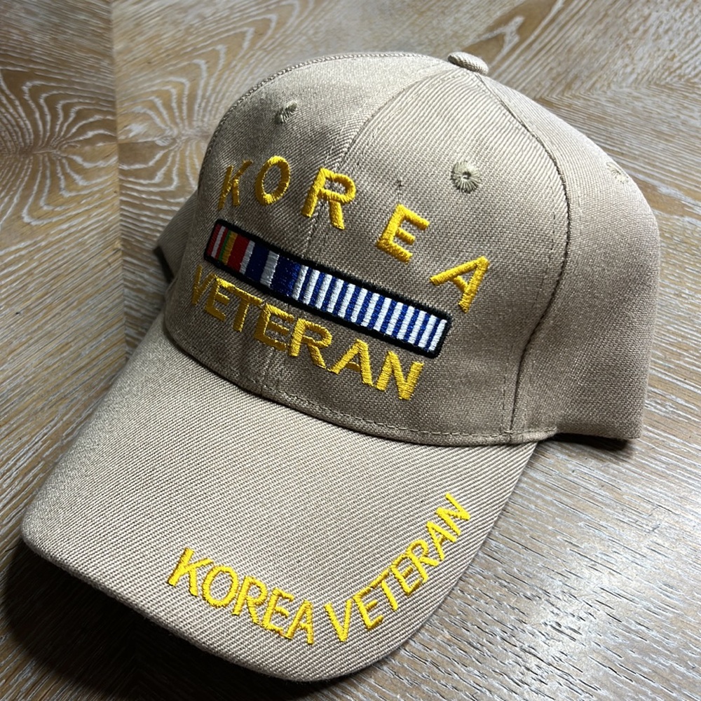 KOREA VETERAN Beige Veteran Hat O/S